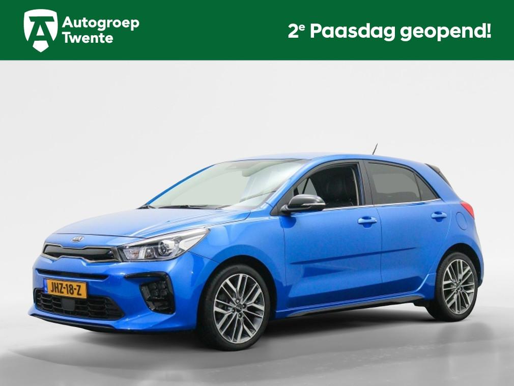 Kia Rio 1.0 T-GDi MHEV GT-Line | Draadloze Carplay, 12 maanden, Gebruikt, Blauw, Bedrijf