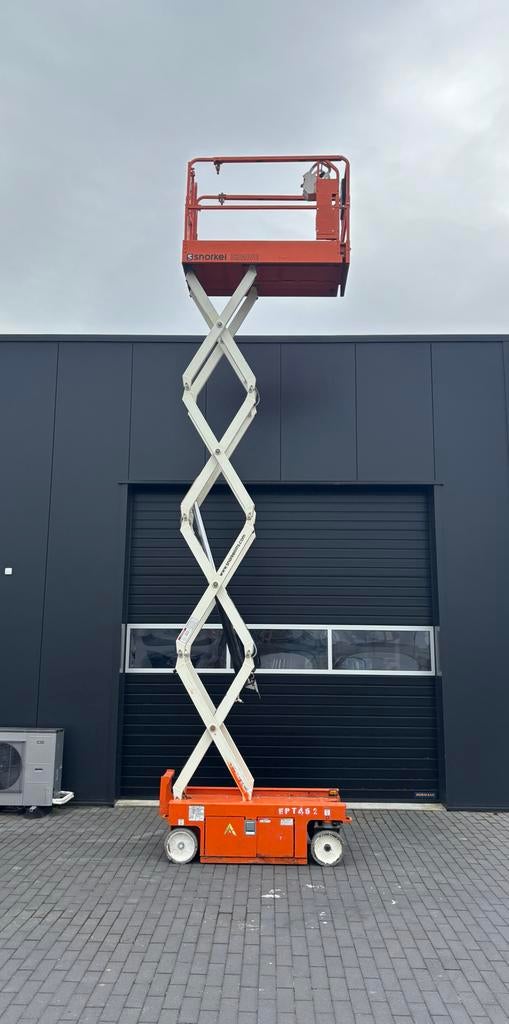 Schaarhoogwerker te huur 7,8 meter werkhoogte, Ophalen