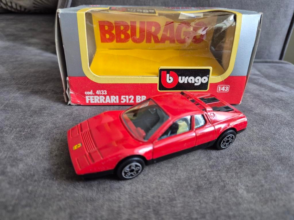 Bburago Ferrari 512 BB, Ophalen of Verzenden, Zo goed als nieuw, Auto