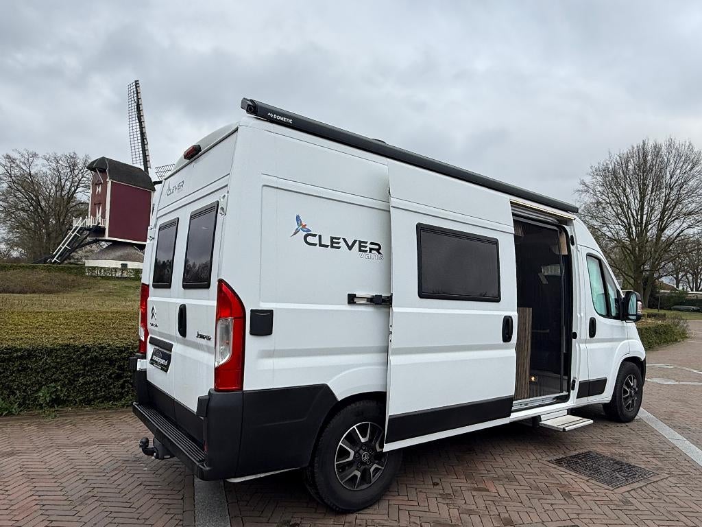 Clever Celebration 600-Softclose Schuifdeur-1e Eig-2021-Nwst, Caravans en Kamperen, Buscamper of Camperbus, Bedrijf, Pössl, Overige brandstoffen