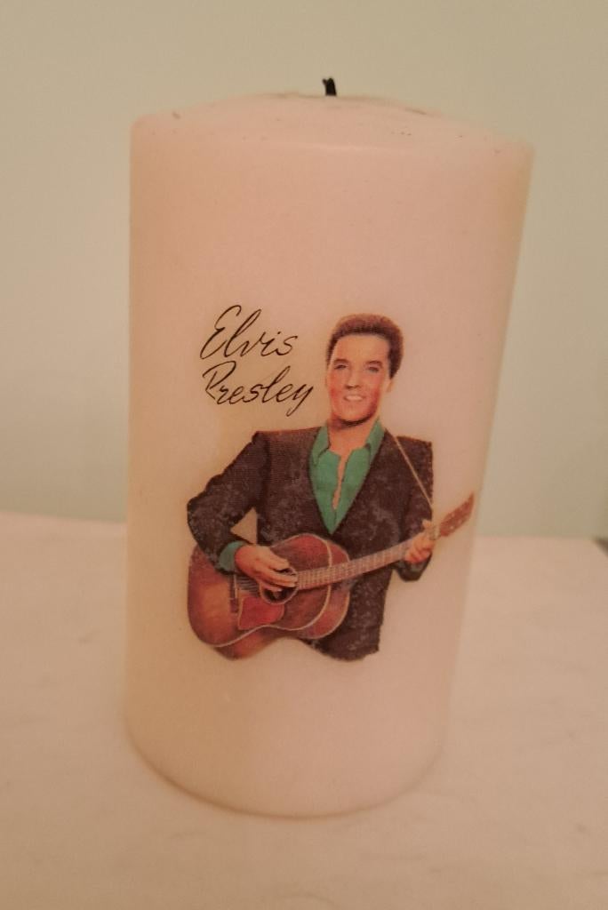 Elvis Presley, kaars., Verzamelen, Verzenden, Zo goed als nieuw