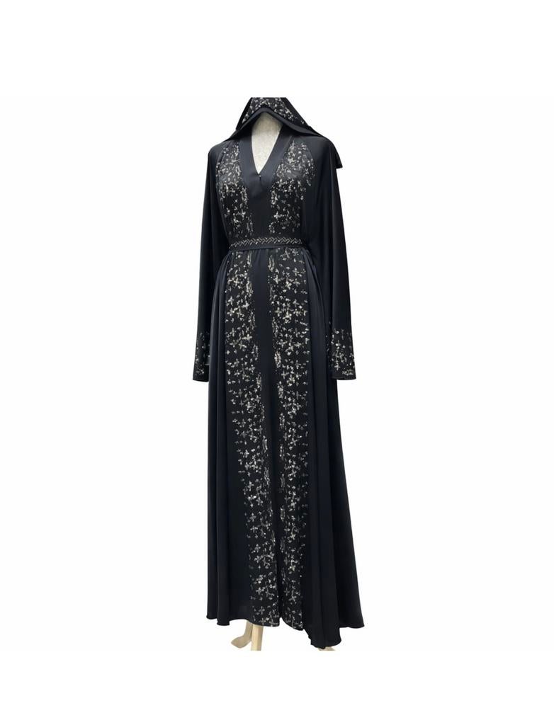 Dubai Abaya, Overige typen, Verzenden, Zwart, Maat 46/48 (XL) of groter