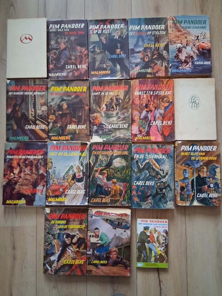 De complete serie van "Pim Pandoer", door : Carel Beke., Boeken, Gelezen, Non-fictie, Carel Beke., Ophalen of Verzenden