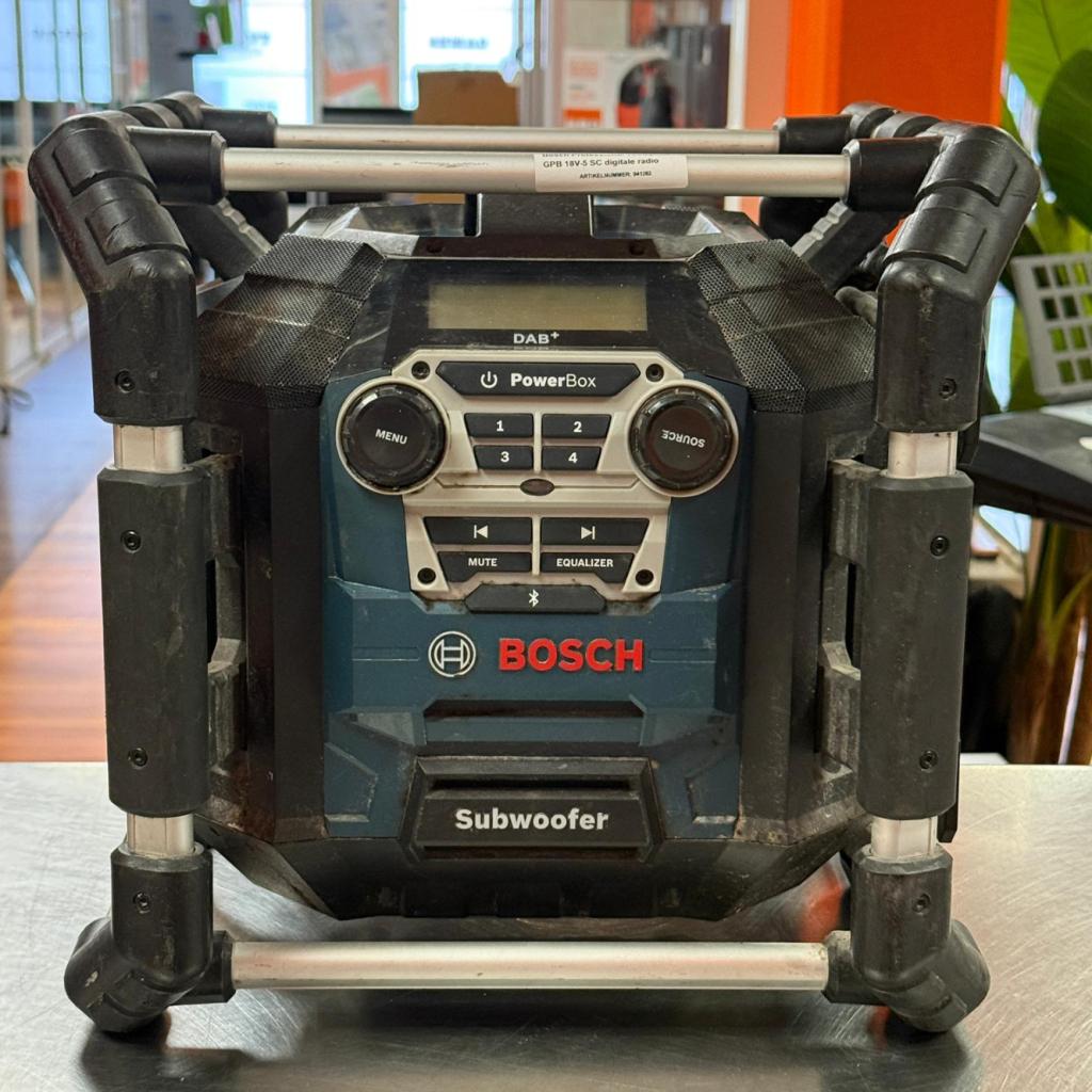 Bosch Professional 18V systeem GPB 18V-5 SC digitale radio, Bosch, Zo goed als nieuw, Support@bosch.com, Robert Bosch GmbH
Robert-Bosch-Platz 1
70839 Gerlingen-Schillerhöhe
Germany