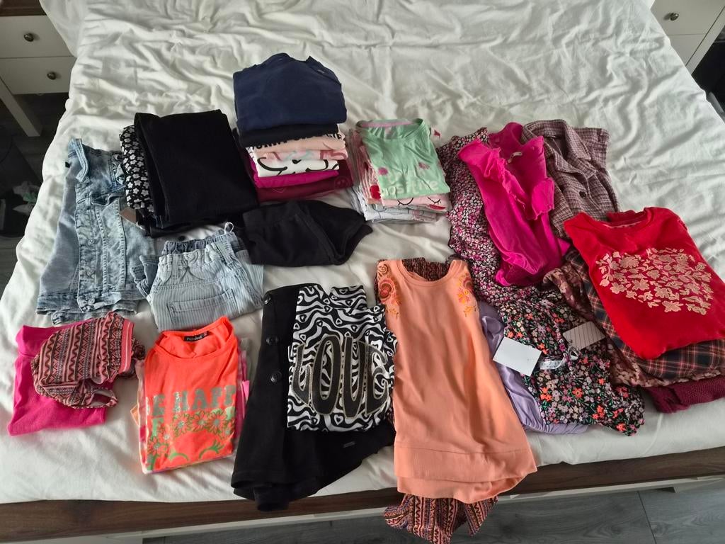 Groot kledingpakket meisjes 140/146/152, Ophalen of Verzenden, Zo goed als nieuw, Maat 146