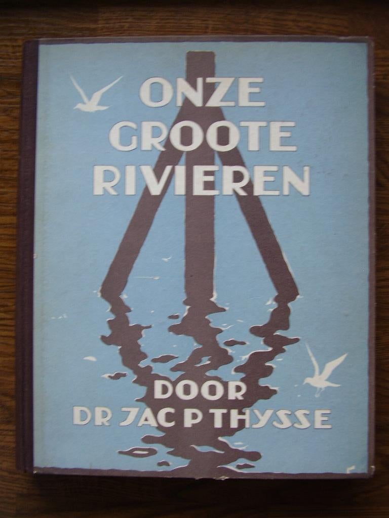 Plaatjesalbum Onze groote rivieren  Verkade, Boeken, Prentenboeken en Plaatjesalbums, Gelezen, Ophalen of Verzenden