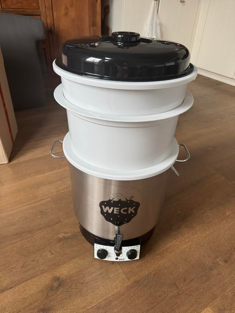 Weckketel met thermostaat, timer en sapmaker - z.g.a.n., Huis en Inrichting, Overige typen, Ophalen of Verzenden, Zo goed als nieuw