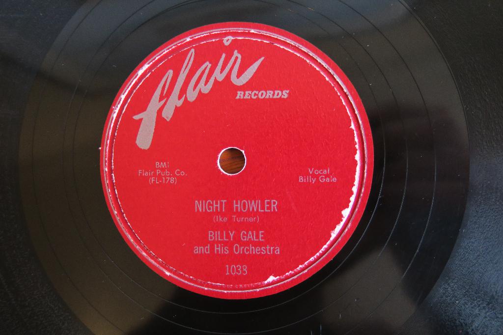 Billy Gale Night Howler 78 toeren 78 rpm wurlitzer jukebox, Gebruikt, 10 inch, Ophalen of Verzenden, 1940 tot 1960