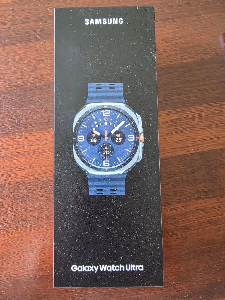 Samsung Galaxy Watch Ultra (2025)  - Titanium Blue, Blauw, Nieuw, Samsung ⌚️, Ophalen of Verzenden