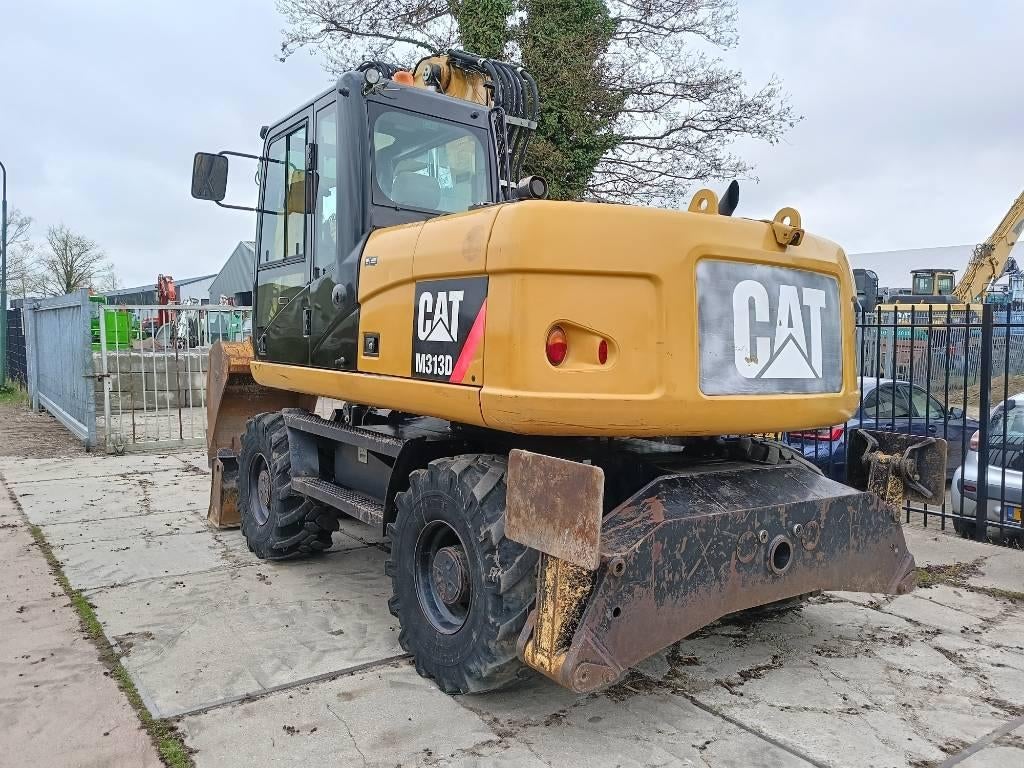 Cat M 313 D mobile excavator bagger graafmachine 15T, Graafmachine