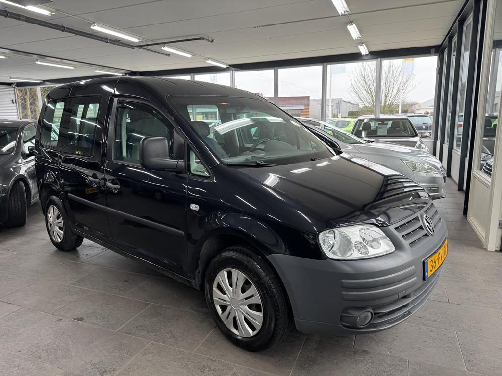 Volkswagen Caddy 1.6 Comfortline 5p. Airco elektrische pakke, Auto's, Voorwielaandrijving, Stof, Gebruikt, Overige modellen