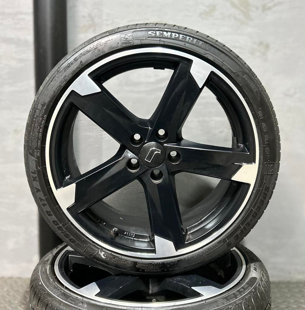 Velgen Audi Rotor look  5x100 17 inch Rondell 01RZ, Auto-onderdelen, Banden en Velgen, Banden en Velgen, Zomerbanden, 17 inch