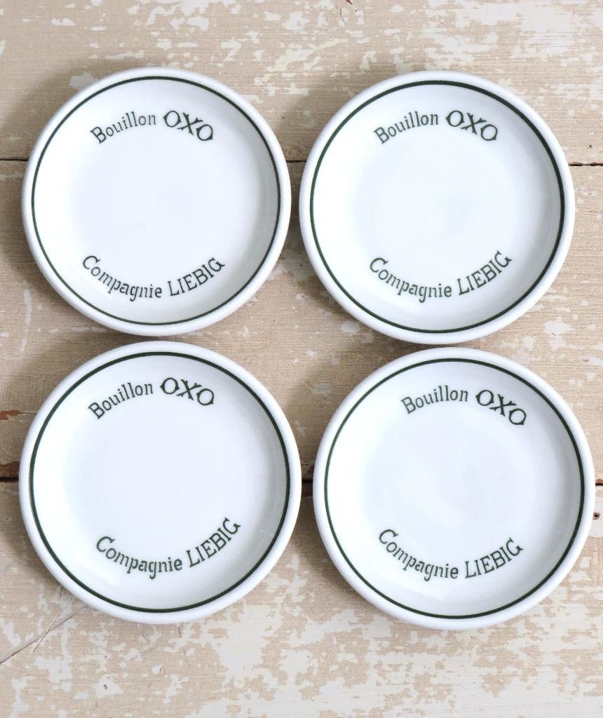 Vintage bordjes OXO – Liebig, Ophalen of Verzenden