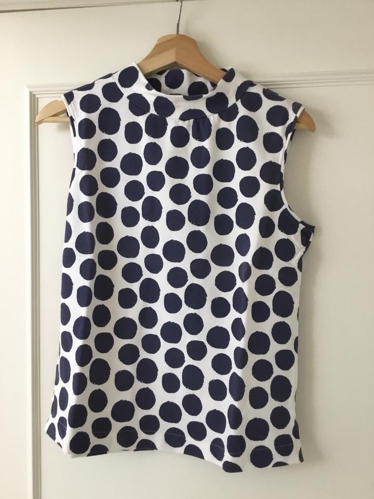 Purdey dames top., Ophalen of Verzenden, Zo goed als nieuw, Blauw, Zonder mouw