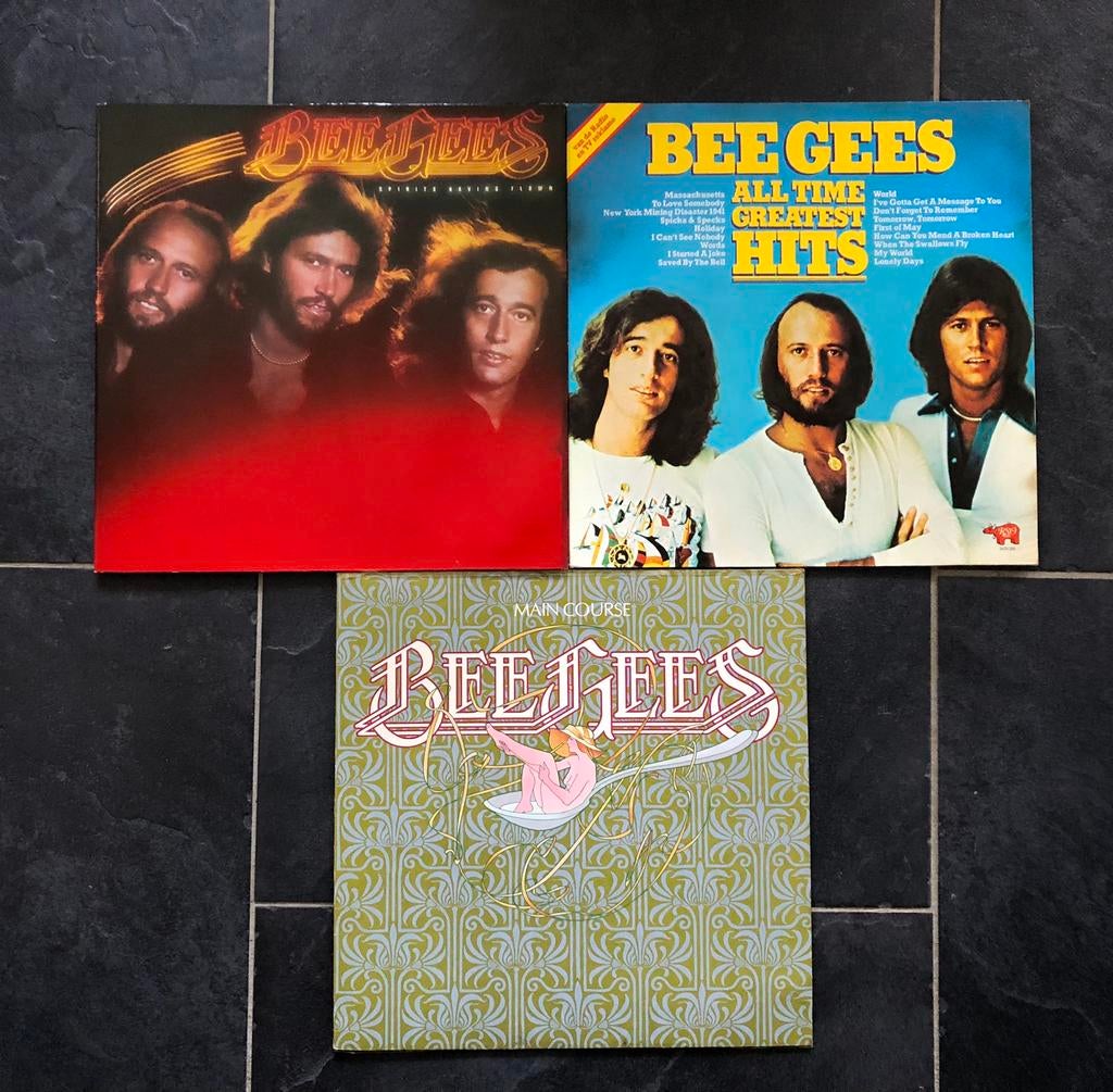 Bee Gees 3 lp’s, Ophalen, Gebruikt, Overige formaten