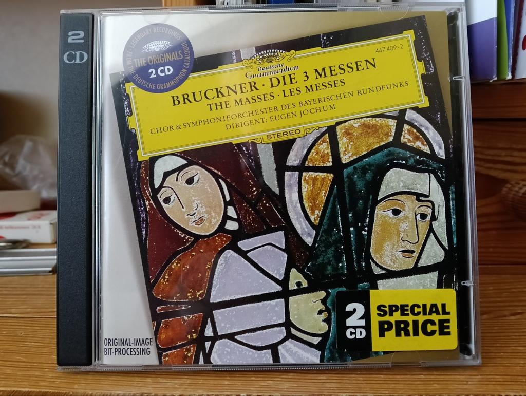 Bruckner Die 3 Messen - Eugen Jochum 2cd, Cd's en Dvd's, Cd's | Klassiek, Ophalen of Verzenden, Romantiek, Zo goed als nieuw, Vocaal