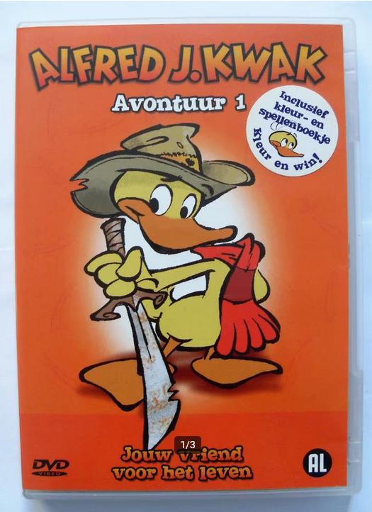 Alfred J kwak (originele dvd) Avontuur 1, Europees, Tekenfilm, Alle leeftijden, Ophalen of Verzenden