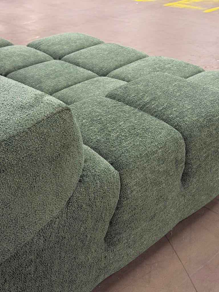 B&B Italia Tufty Time | Groen | NIEUWSTAAT + Garantie, Hoekbank, 300 cm of meer, Ophalen of Verzenden, Zo goed als nieuw