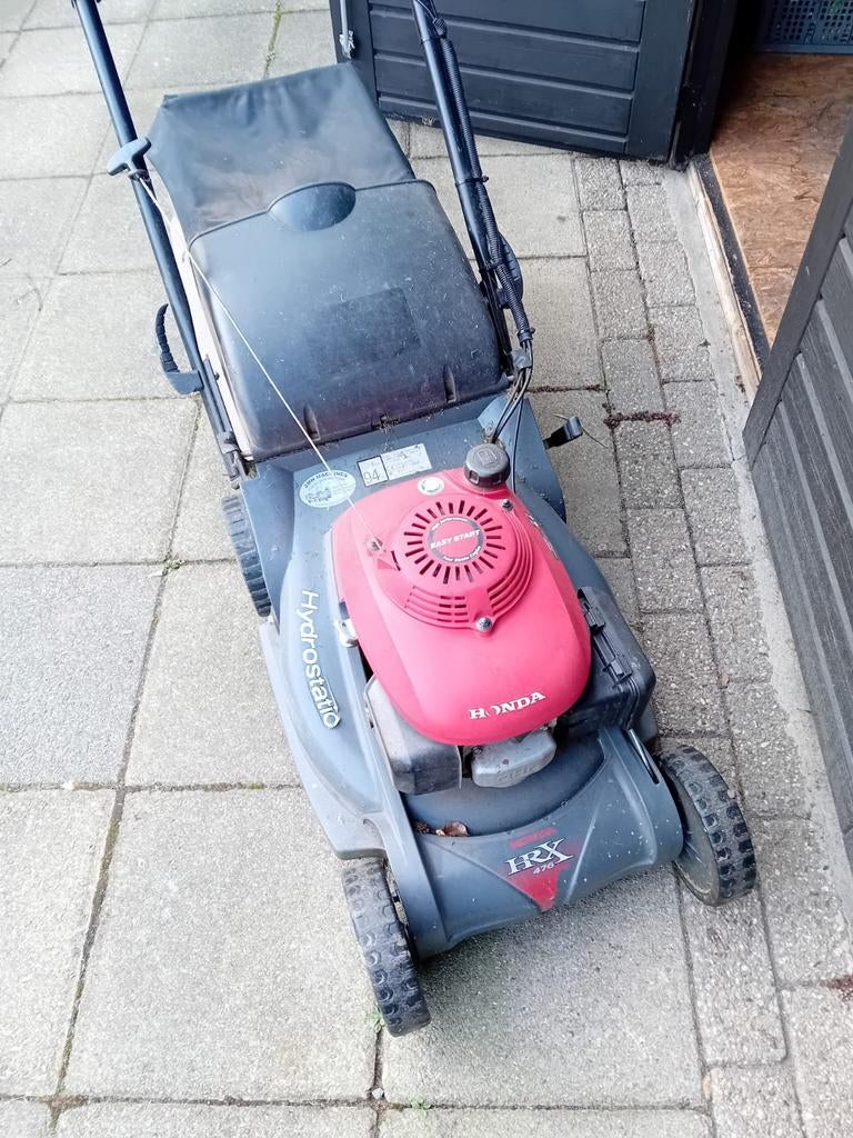 Honda HRX 476C Benzine Grasmaaier - Jaarlijks Onderhouden, Cirkelmaaier, Honda, Gebruikt, Ophalen of Verzenden