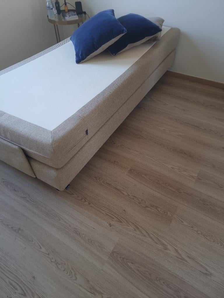Eenpersoons elektrisch boxspring van Pullman, Ophalen, Gebruikt, 90 cm, Eenpersoons