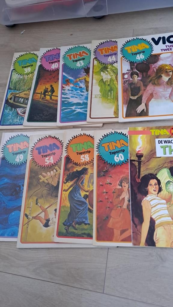 10 Tina Topstrip stripboeken, Boeken, Stripboeken, Meerdere stripboeken, Ophalen, Gelezen