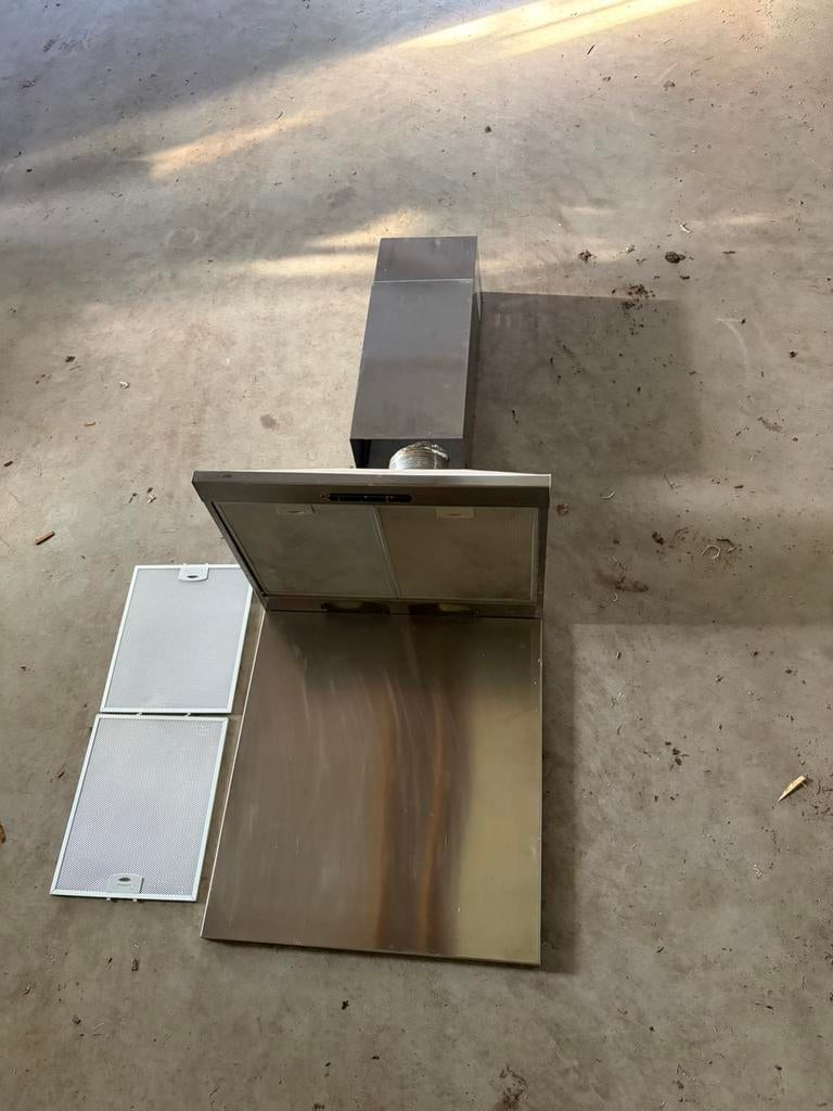 Afzuigkap 60 cm motorloos, Witgoed en Apparatuur, Ophalen, Gebruikt, 200 tot 400 m³ per uur