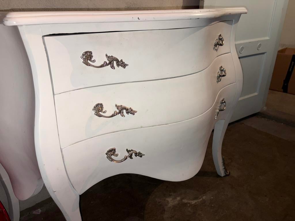 Bijzonder elegant antiek barok/buik ladekast., Ophalen, Gebruikt, 50 tot 100 cm, 3 of 4 laden