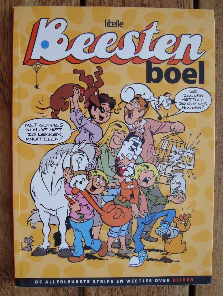 Beestenboel de allerleukste strips en weetjes over dieren, Gelezen, Eén stripboek, Ophalen of Verzenden, Jan Kruis e.a.
