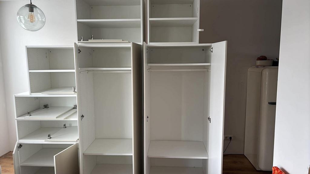 IKEA Platsa kasten set, beige, Ophalen, Overige materialen, Zo goed als nieuw, 200 cm of meer
