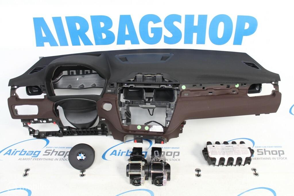 Airbag set - Dashboard M bruin HUD BMW X1 F48 (2015-heden), Auto-onderdelen, Dashboard en Schakelaars, Gebruikt, Ophalen of Verzenden