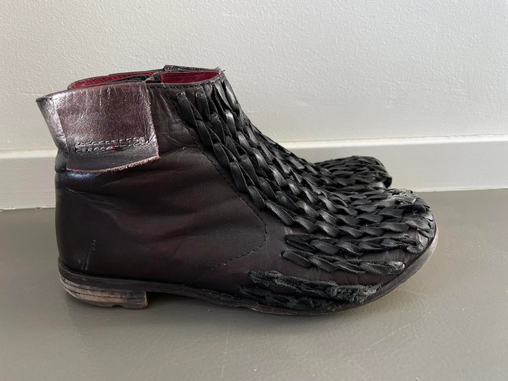 Laarzen van Lavorazione Artigiana, Kleding | Dames, Schoenen, Zwart, Lage of Enkellaarzen, Ophalen of Verzenden, Gedragen