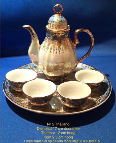 Decoratief Porseleinen Mini Servies - Thailand, Ophalen