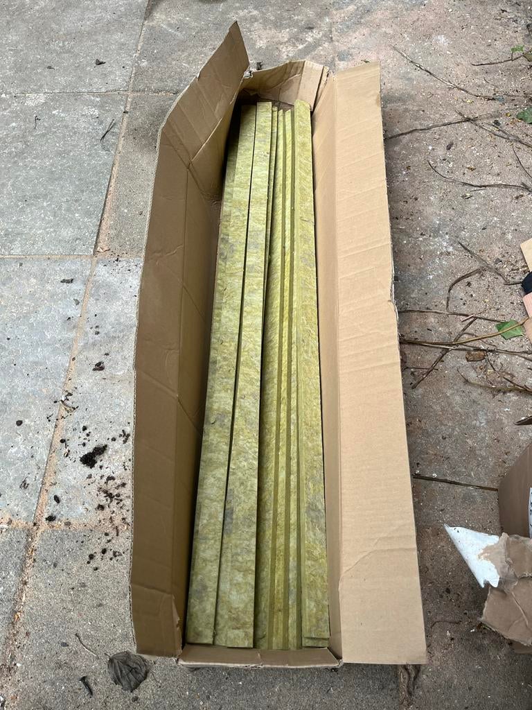 Fermacell isolatie randstroken - 100x3x1cm (60 stuks), Doe-het-zelf en Verbouw, Isolatie en Afdichting, Steenwol, Zo goed als nieuw