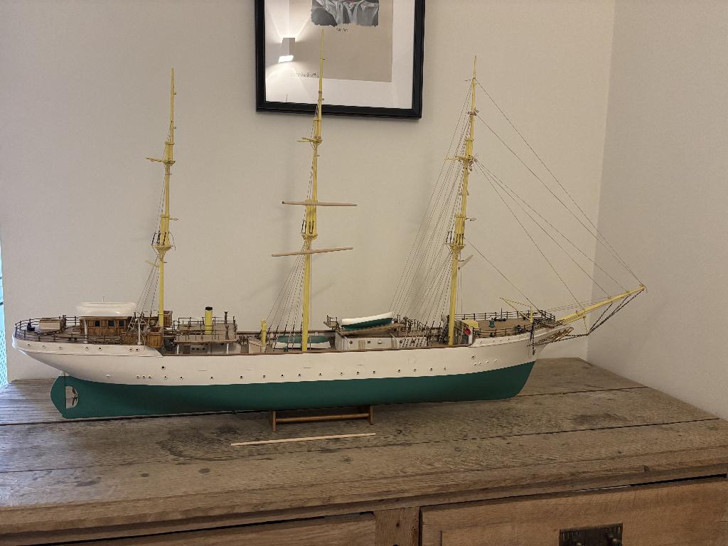 Billing Boats Denmark 90cm houten scheepsmodel groot, Ophalen, Gebruikt, 1:50 tot 1:200, Overige merken