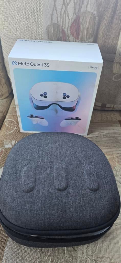 Meta Quest 3S 128GB, Spelcomputers en Games, Virtual Reality, Ophalen of Verzenden, Zo goed als nieuw, VR-bril, Overige platformen