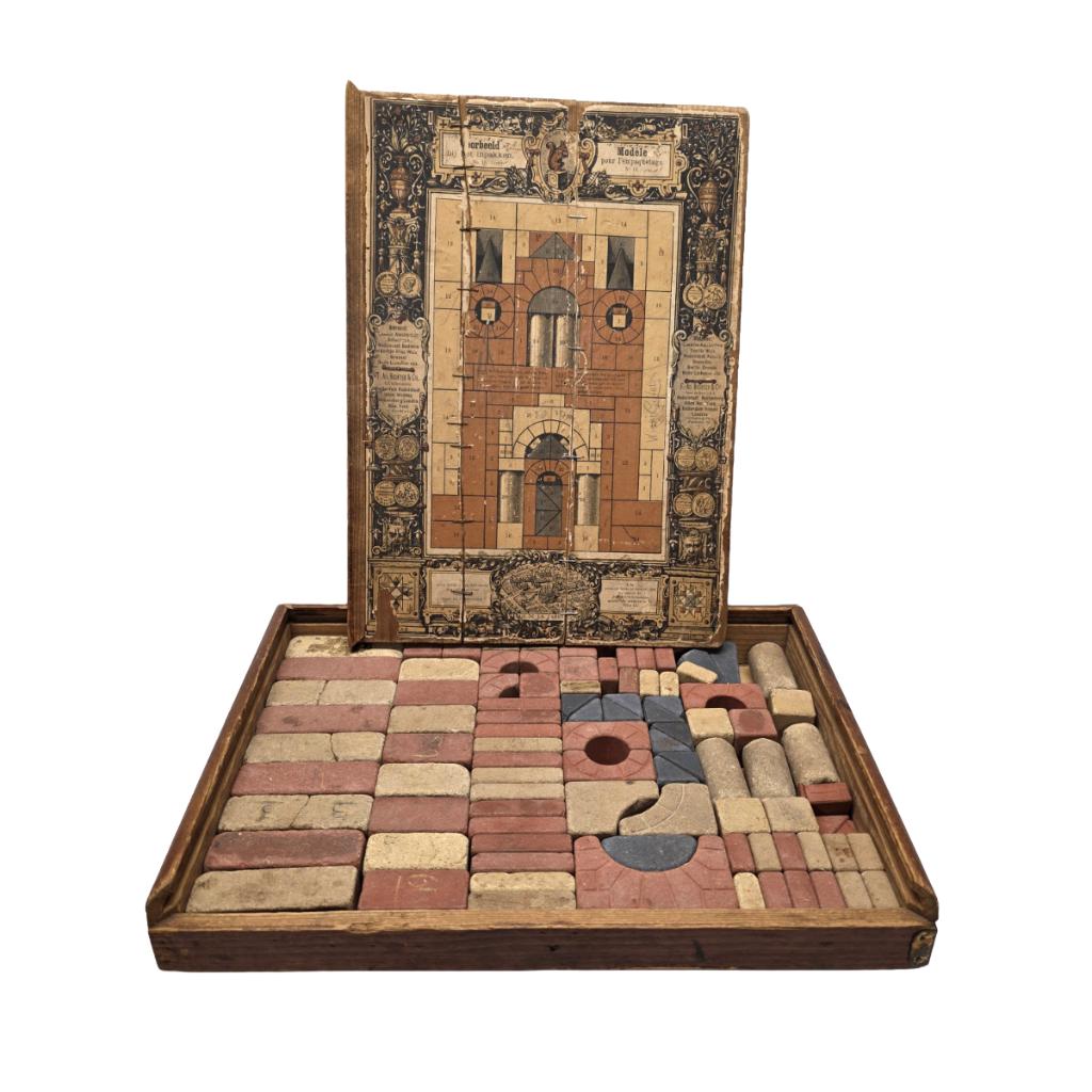 Antiek Anker steenbouwdoos Richter Nr.10, Antiek en Kunst, Antiek | Speelgoed, Ophalen of Verzenden