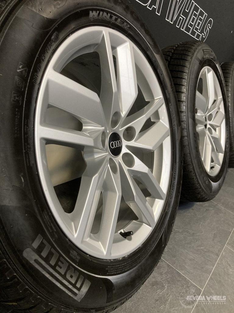 18” originele Audi Q5 velgen + winterbanden 5x112 235/60/18, 18 inch, Gebruikt, -, -