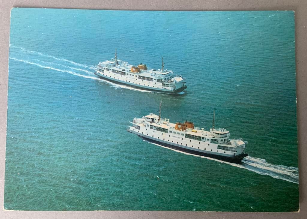 Texel, Veerboten van en naar het eiland, Verzamelen, Ophalen of Verzenden, Ongelopen, Waddeneilanden