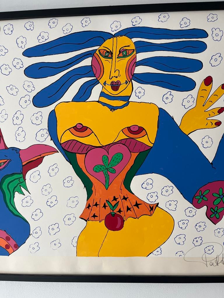 Zeefdruk Patty Harpenau 1992 E.A. 6/10, Ophalen of Verzenden