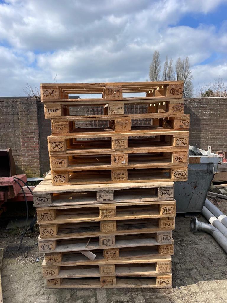 Pallets te koop!, Gebruikt, 100 cm of meer, 60 cm of meer, Minder dan 35 cm