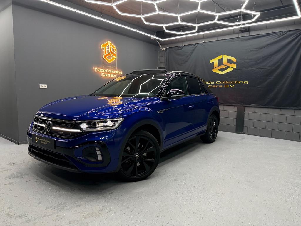 Volkswagen T-ROC 1.5 TSI R-Line Business, Auto's, Volkswagen, Euro 6, 4 cilinders, 150 pk, Blauw