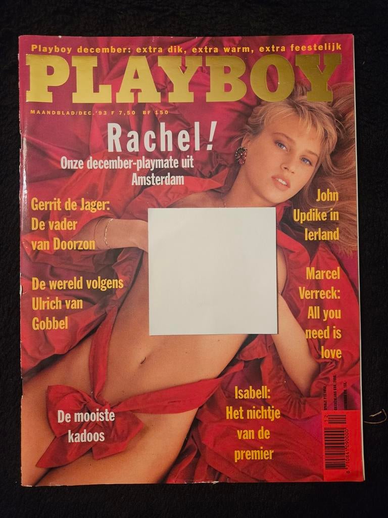 Playboy Maandblad December '93 - Rachel uit Amsterdam, Ophalen of Verzenden, Gelezen, Overige typen
