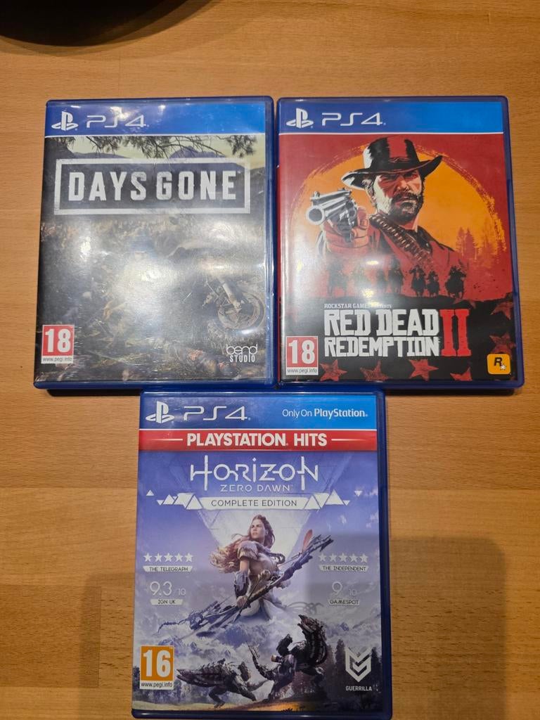 PS4 Topgames: Days Gone, Red Dead Redemption 2, Horizon, Spelcomputers en Games, Games | Sony PlayStation 4, Zo goed als nieuw