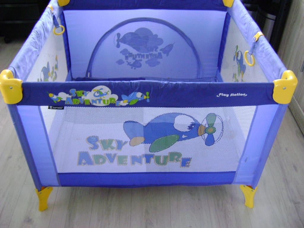 Camping box / bedje, Ophalen, Gebruikt, Vierkant, Boxkleed