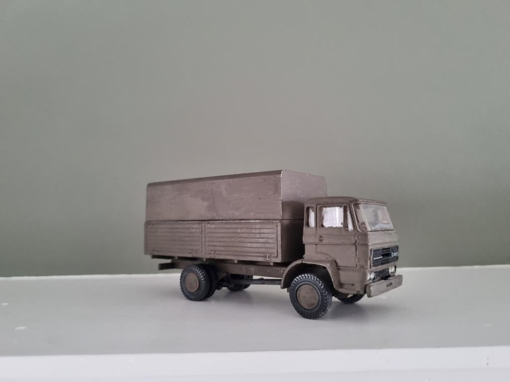 DAF legertruck, Ophalen of Verzenden, Zo goed als nieuw, Bus of Vrachtwagen, Lion Toys