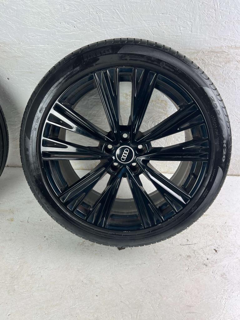 Originele Audi A6 A7 A8 Q5 velgen 20" 5x112 c7 c8 zomerset, Niet ingevuld, Gebruikt, 255 mm, Banden en Velgen