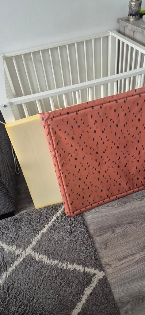 Babybox wit 2standen 95cm bij 80cm, Kinderen en Baby's, Boxen, Ophalen, Gebruikt, Rechthoekig, In hoogte verstelbaar