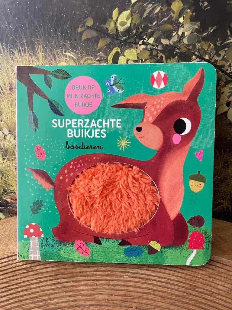 Superzachte Buikjes: Bosdieren - Voelboekje voor baby's, Ophalen of Verzenden, Nieuw, Uitklap-, Voel- of Ontdekboek, 0 tot 6 maanden