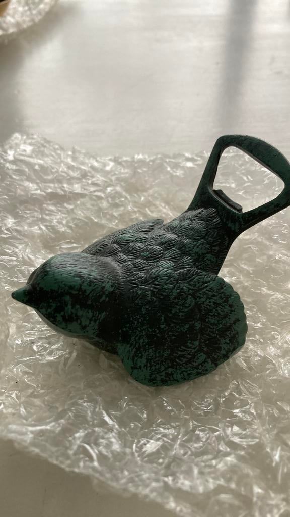 Vogel flessenopener, Ophalen of Verzenden, Nieuw, Vogel, Beeldje of Figuurtje