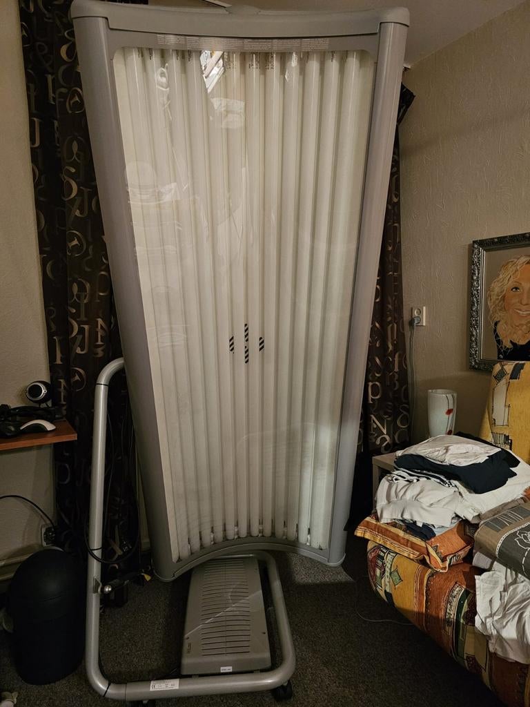 Sunlounge Salsa Zonnebank - Perfect voor thuis!, Ophalen of Verzenden, Gebruikt, Zonnebank enkelzijdig, 10 tot 15 lampen